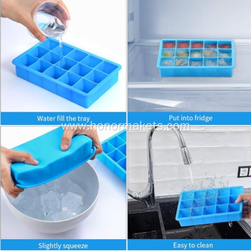 Silicone 15 Square Ice Trays